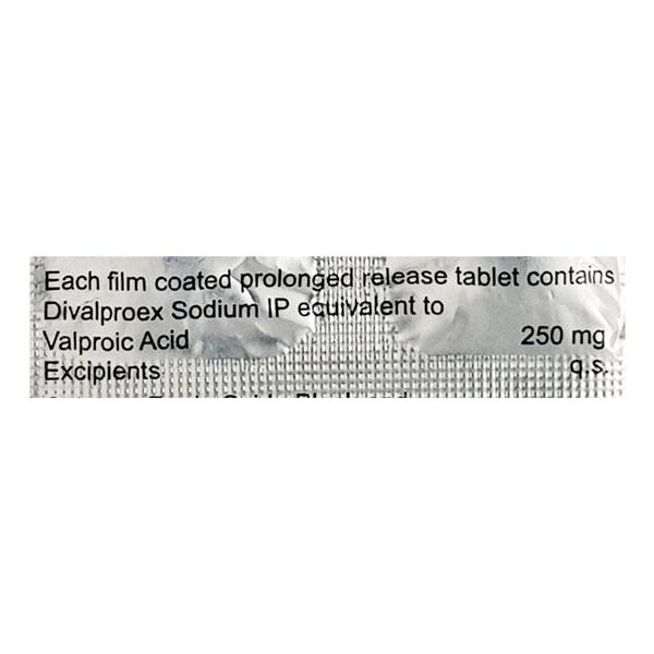 Divalpro XR 250mg Tablet 10'S - Epilepsy/Convulsion-Ant