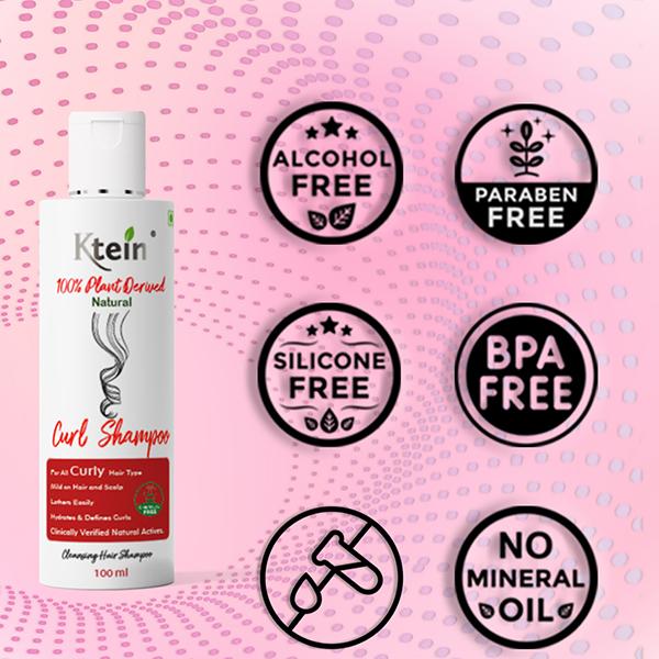 Ktein Natural Plant Derived Curl Shampoo 100 ml - Shampoos