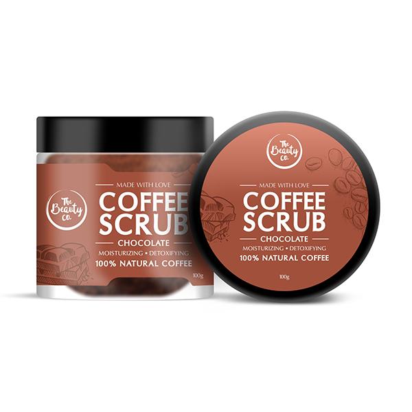 The Beauty Co. Chocolate Coffee Body Scrub, 100 gm - Face Scrubs