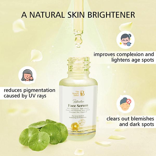 The Beauty Sailor 10 Percent Niacinamide Serum Enriched with Alpha Arbutin, Hyaluronic Acid 30 ml - Face Gels