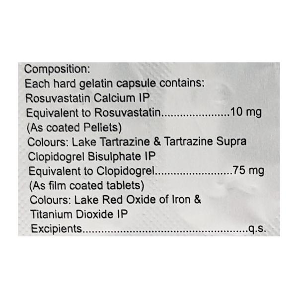Crevast CV 10mg Capsule 10'S - Blood Clot-Ant