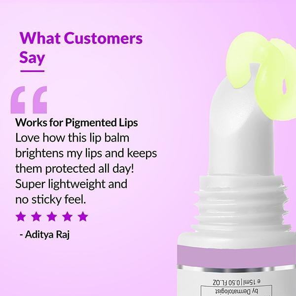 Fixderma SPF 50+ PA+++ 4% Kojic Acid Brightening Lip Balm 15 ml - Lip Balms