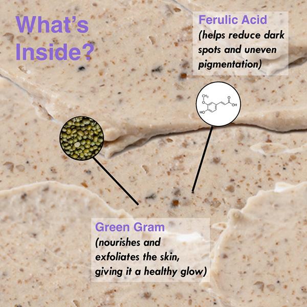 Pulp Cosmetics Dance Flour Scrub 100 gm - Scrubs & Exfoliants