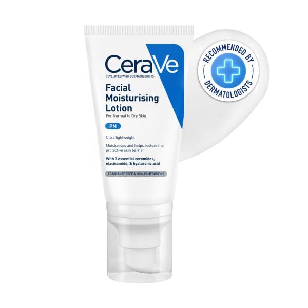 Netmeds | CeraVe AM Facial Moisturising Lotion - Normal to Dry Skin 52 ml
