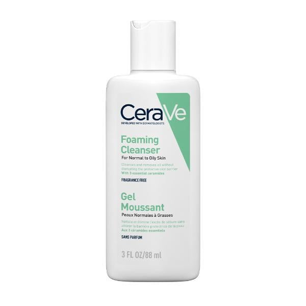 CeraVe Foaming Cleanser For Normal To Oily Skin 88 ml - Face Wash & Cleansers