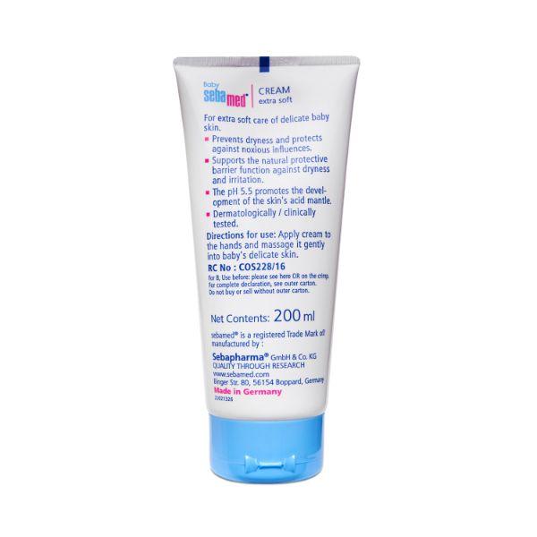Sebamed Baby Cream Extra Soft 200 ml - Baby Skin Care