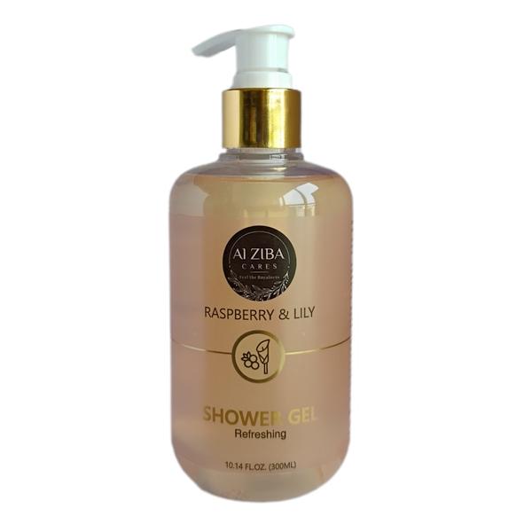Netmeds | Alziba Cares Shower Gel - Raspberry & Lily 300 ml