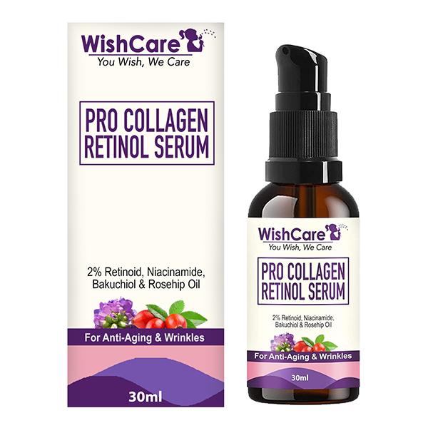 WishCare Pro Collagen Retinol Serum - For Anti-Aging Skin Firming & Plumping Skin 30 ml - Face Serum
