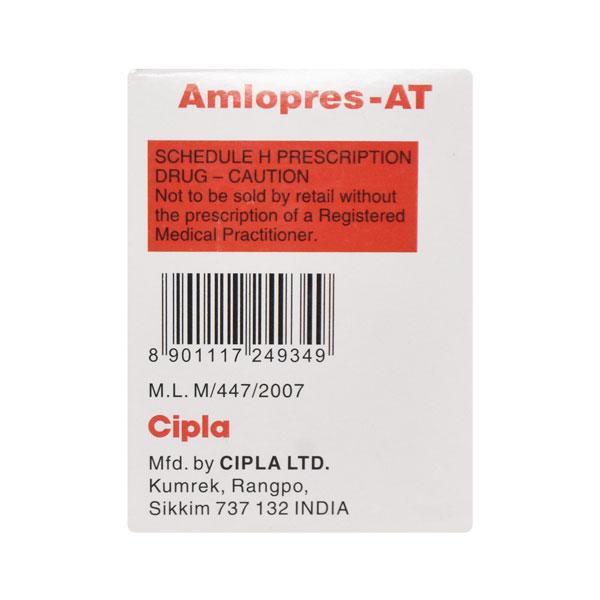 Amlopres AT 50mg Tablet 30'S - Hypertension-Cal