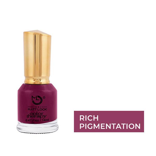 Matt Look Nails Makeup Colour Therapy Nail Polish, Shade No - 02 14 ml - Nail Polish