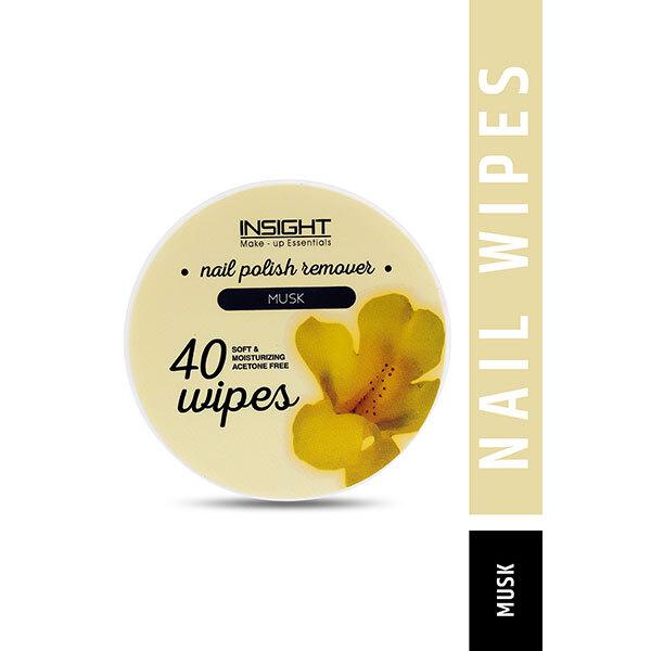 Netmeds | Insight Cosmetics Nail Polish Remover - Musk 40 Wipes 25ml