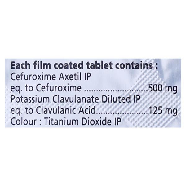 CEFSAFE CV 500 Tablet 10's - Bacterial Infections-Cep