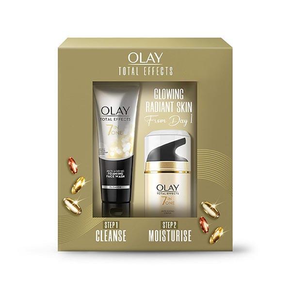 Netmeds | Olay Total Effects Giftpack - Day Cream with Spf 15 50gm + Cleanser 100gm 1's