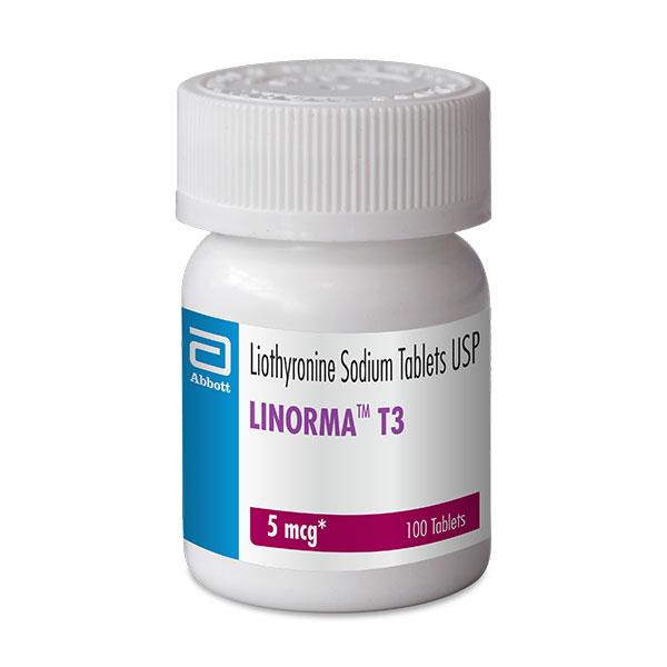 LINORMA T3 5mcg Tablet 100's - Hypothyroidism