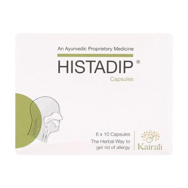Kairali Histadip Capsules Ayurvedic Medicine for Nasal Allergies 60 Capsules 60's - Cough & Cold (Ayush)