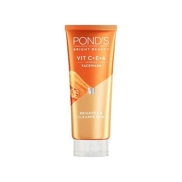 Netmeds | Pond's Bright Beauty Vit C + E + A Gel Face Wash 100 ml