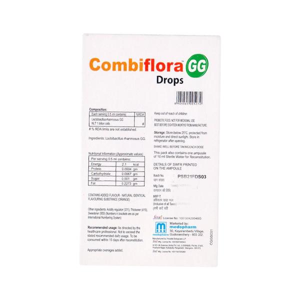 COMBIFLORA GG Orange Flavour Drops 15ml - Diarrhoea-Ant