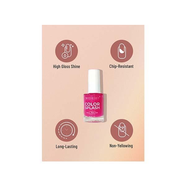 Swiss Beauty Color Splash Nail Polish, Shade - 33 11 gm - Nail Polish