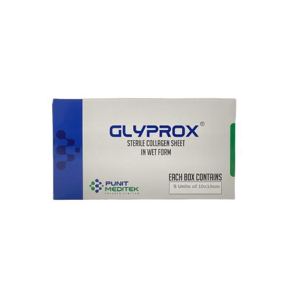 Netmeds | Glyprox Sterile Collagen Sheet in Wet Form (Pack of 10 x 10 cm 5's)