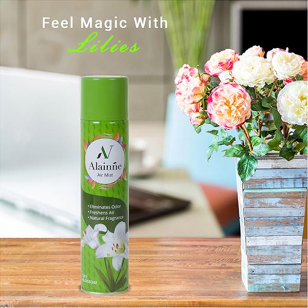 Alainne Air Mist Lily Blossom Air Freshener 278 ml - Hand Sanitizer