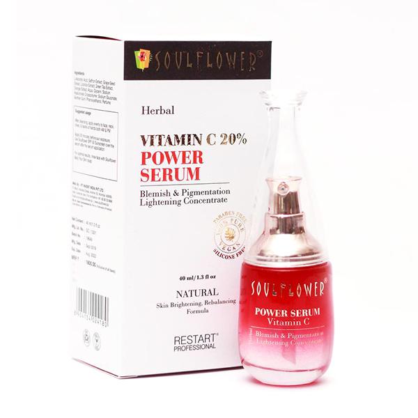 Netmeds | Soulflower Power Serum - Vitamin C 20% 40 ml