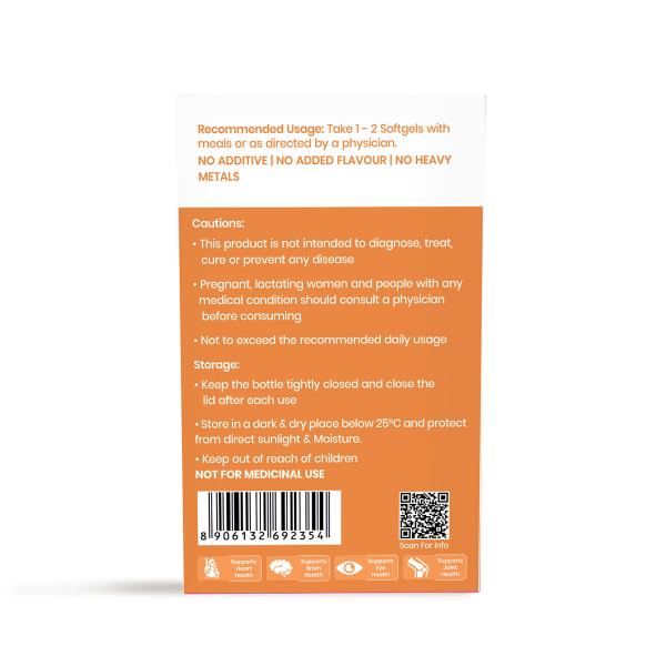 Dr. Morepen Cod Liver Oil with Omega3 Capsule 100's - Hair & Skin