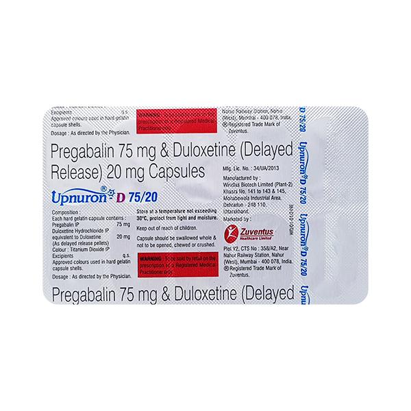 UPNURON D 75/20 Capsule 10's