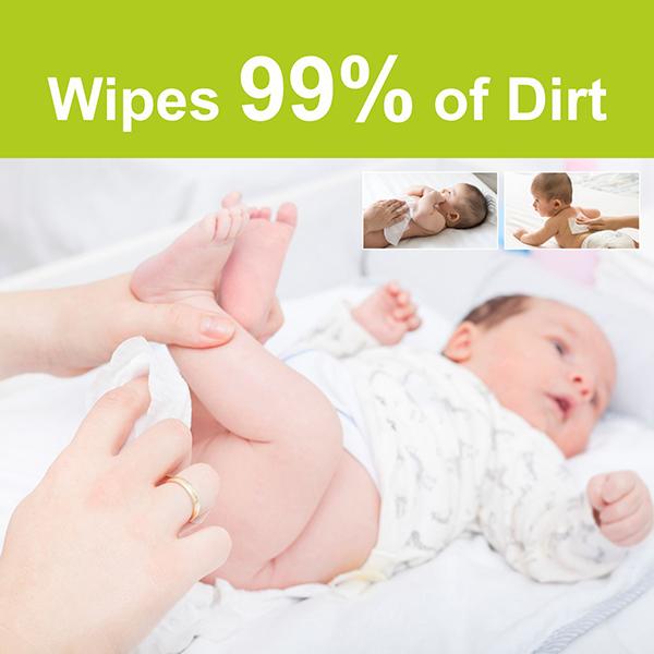Beebaby Fresh Baby Wet Wipes Contains Aloe Vera 72 Wipes each 3's - Cotton Buds & Balls