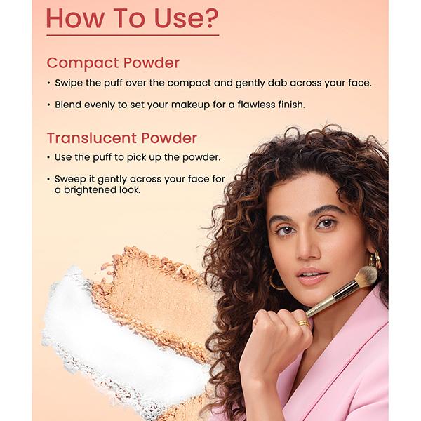 Swiss Beauty Matte & Set Duo Compact-Honey 10 gm - Compact Powder