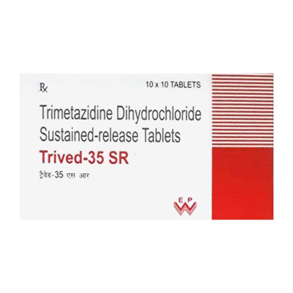 Trived SR 35mg Tablet 10'S - Angina