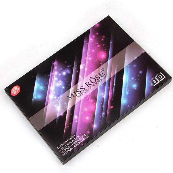 Miss Rose All in one Make - Up Kit with 60 Eyeshadows 12 Lipsticks3 Blushers and 3 Compacts 7001 - 015Y 20 gm - Compact Powder