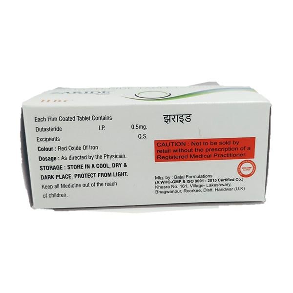 ZARIDE Tablet 10's - Bladder And Prostate Disorders-Dru