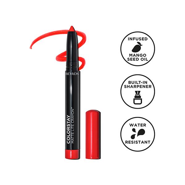 Revlon Colorstay Matte Lite Crayon Ruffled Feathers 1.4 gm - Lip Crayons