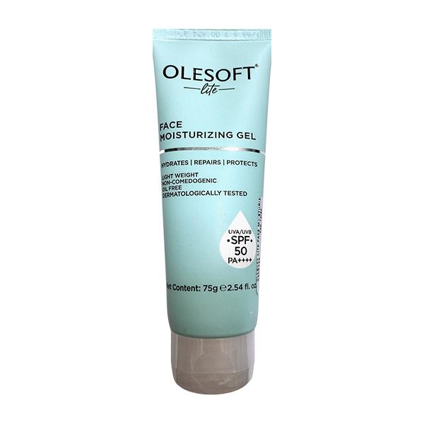 Netmeds | OLESOFT LITE FACE MOISTURIZING SPF 50 PA ++++ UVA/UVB Gel 75g