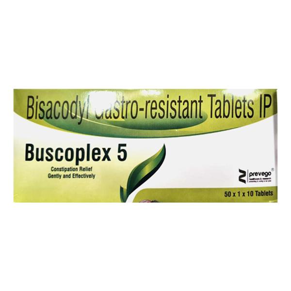 BUSCOPLEX 5 Tablet 10's - Constipation-Lax