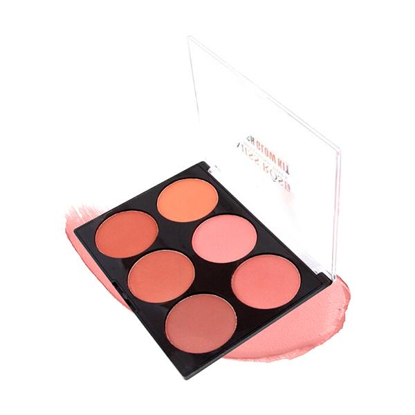 Netmeds | Miss Rose 6 Color Blusher Glow Palette 7004 - 015N 01 20 gm