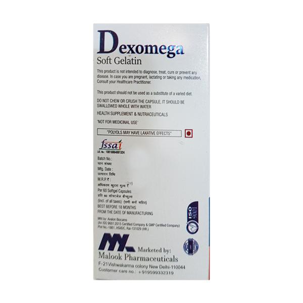 DEXOMEGA Soft Gelatin Capsule 60's - Supplements-Sup