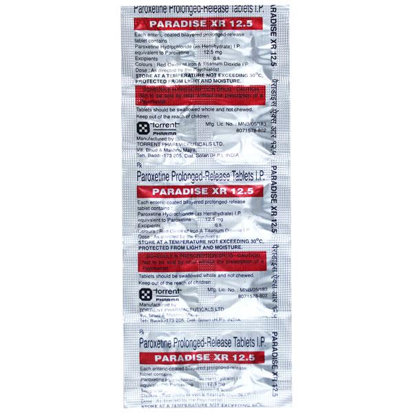 Netmeds | Paradise XR 12.5mg Tablet 10'S