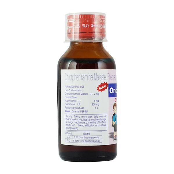 Oncet CF Syrup 60ml - Cough And Cold-Cou