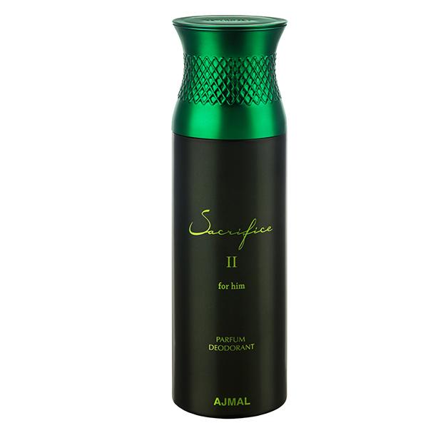 Ajmal Carbon & Sacrifice II & Wisal Dahab Deodorant Spray - For Men (Pack Of 3) 200 ml - Men Perfumes (Edt/Edp)