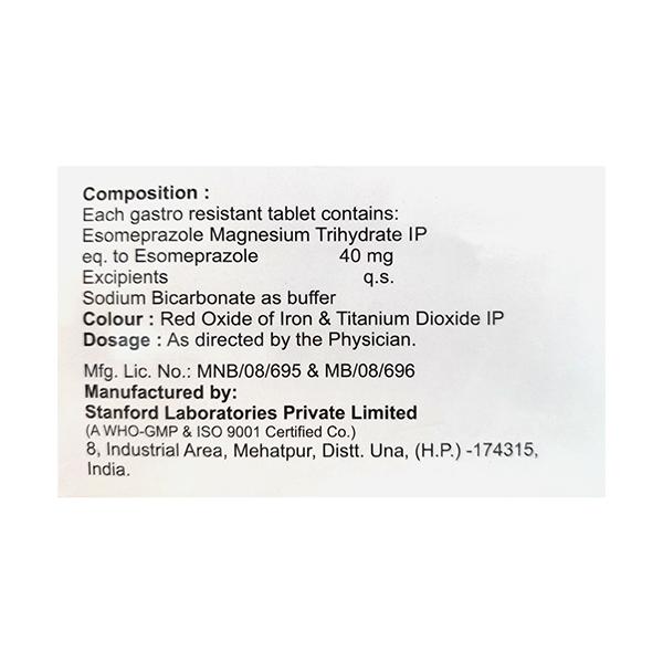 ESOGRESS 40 Tablet 15's - Ulcer/Reflux/Flatulence-Aaa