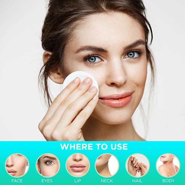 Vega Cotton Pad, Off White 2's - Face Brush