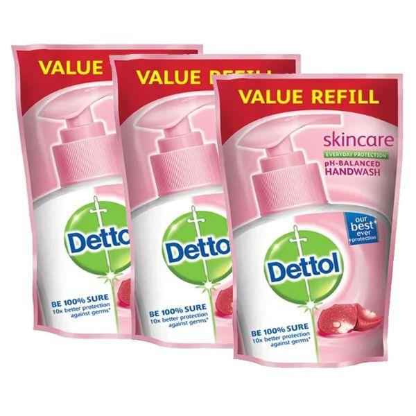 Netmeds | Dettol Liquid Handwash - Skincare (Pack 3 X 175 ml)