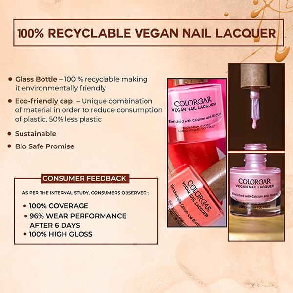 Colorbar Vegan Nail Lacquer - Cookie crumble 8 ml - Nail Polish