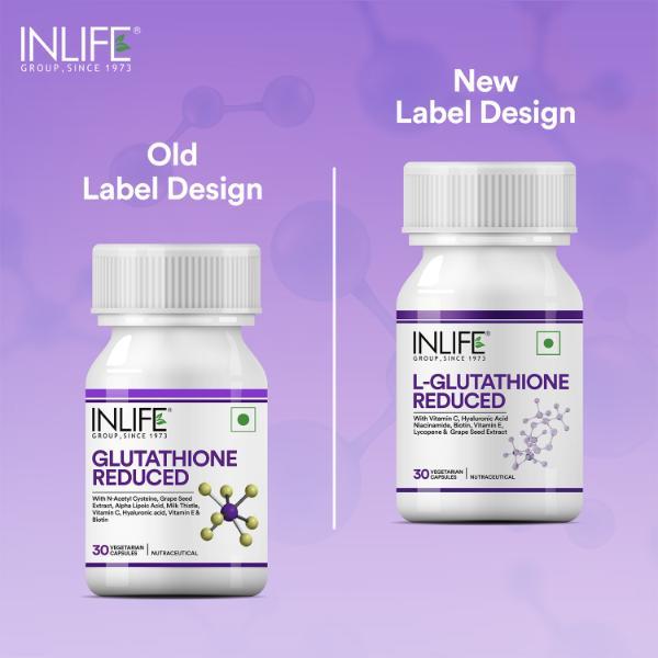 Inlife L-Glutathione Reduced Vegetarian Capsules 30's - Multi-Vitamins