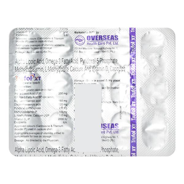 Trufol XT Capsule 15'S - Supplements-Sup