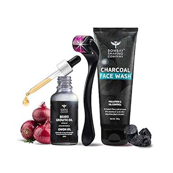 Bombay Shaving Company 4 Step Beard Growth Kit 450 gm - Beard Kits