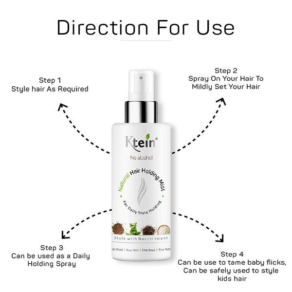 Ktein Natural Hair Holding Spray 100ml 1's - Hair Sprays & Mists