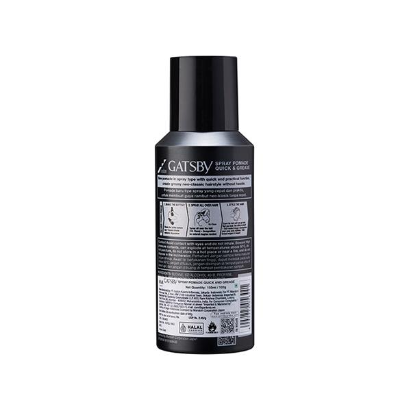 Gatsby Spray Pomade Quick & Grease 150 ml - Hair Gels & Waxes