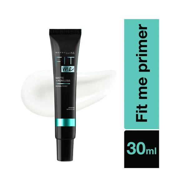 Maybelline New York Fit me Primer Matte + Poreless - Get Long Lasting Makeup with Maybelline Primer 45 gm